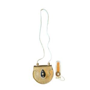 Mary Frances Gold Crossbody/Shoulder Purse